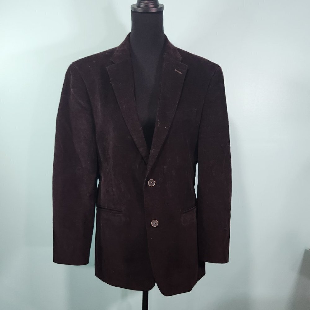 Tommy Hilfiger Brown Corduroy Two-button Blazer Jacket
Lot L
